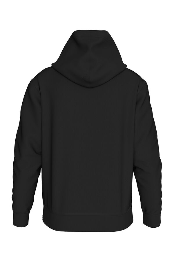 CK Jeans Sudadera con capucha y gr&aacute;fico negro