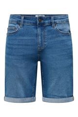 Only & Sons Bermuda de ganga azul