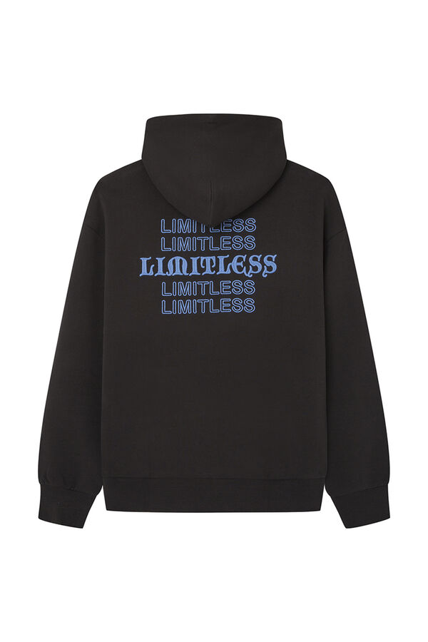 Springfield Sudadera capucha Limitless Pedri x Springfield negro