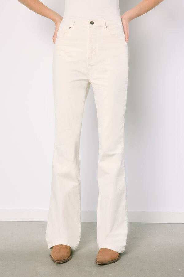 High Spirits 0015 JEANS FLARE bege
