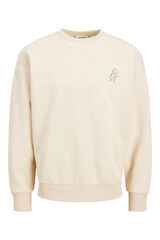 Jack & Jones Sweatshirt oversized com estampa traseira cinzento