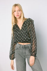 High Spirits Camisa Maya negro