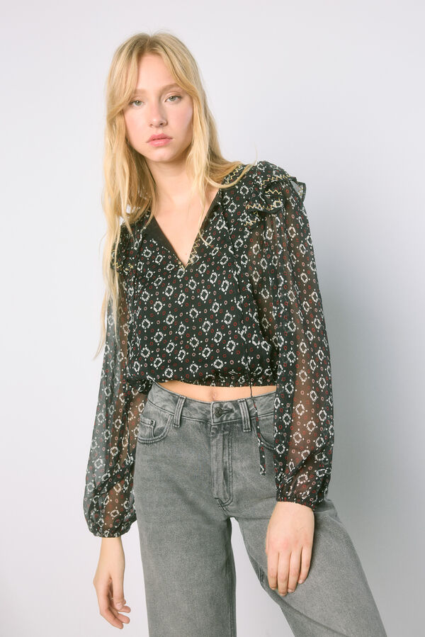 High Spirits Camisa Maya negro