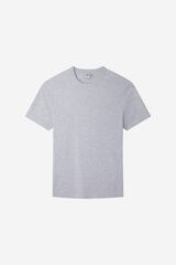Springfield Camiseta boxy open end gris claro