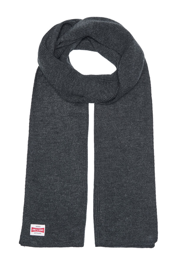 Only & Sons Bufanda punto gris