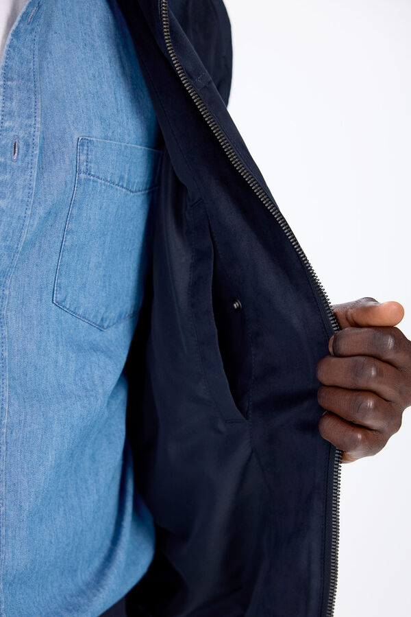 Springfield Blus&atilde;o efeito camur&ccedil;a azul