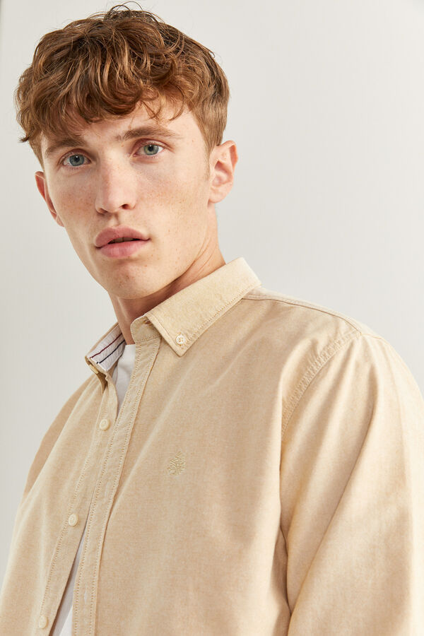 Springfield CAMISA OXFORD camelo