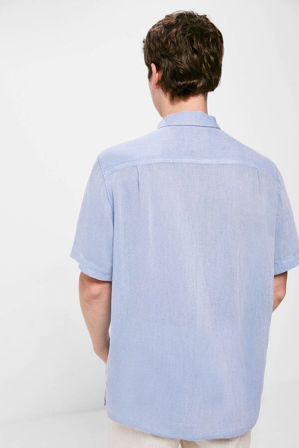 Springfield Camisa leve  azul