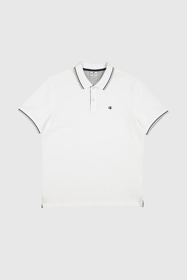 Champion Polo de algod&oacute;n pique hombre blanco