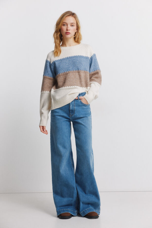 Springfield Jersey color block azul