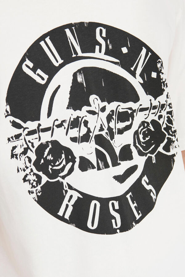 Springfield Camiseta Guns N' Roses relaxed blanco