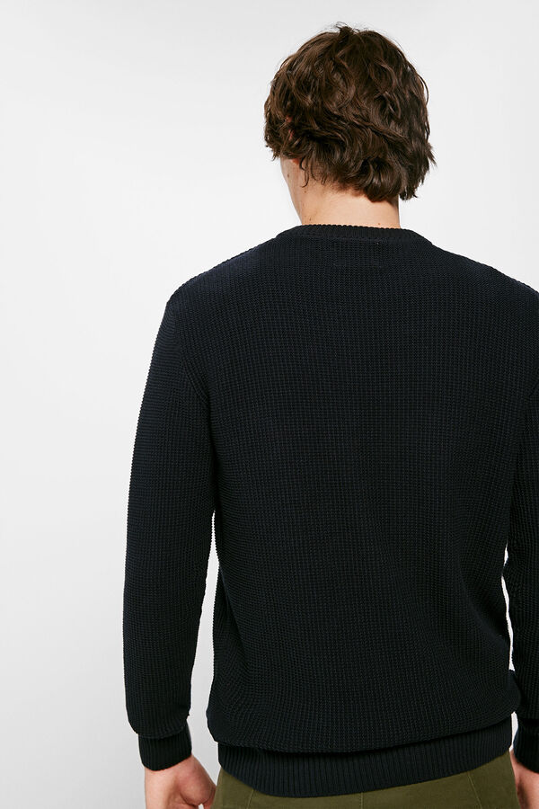 Springfield Jersey liso estructura azul