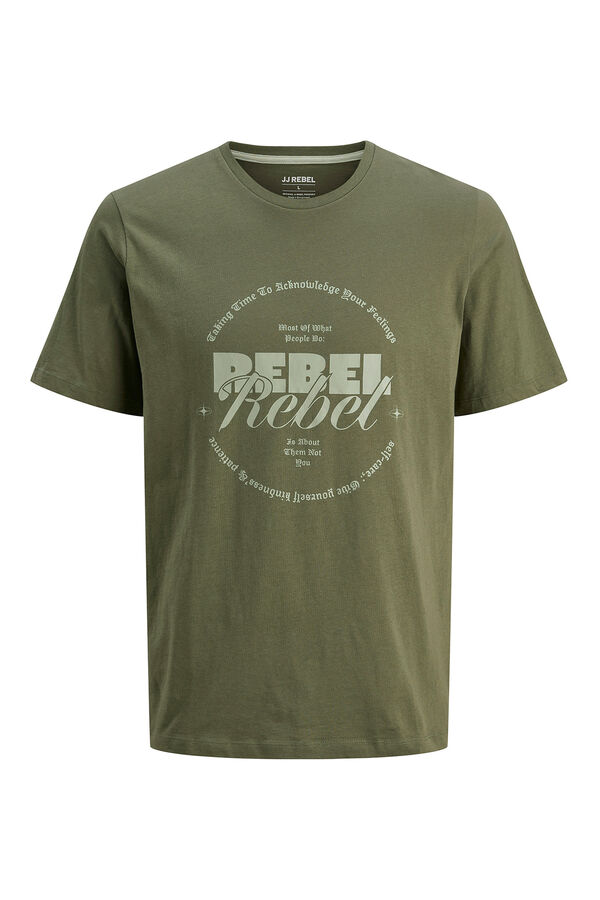 JJ REBEL T-shirt regular fit verde
