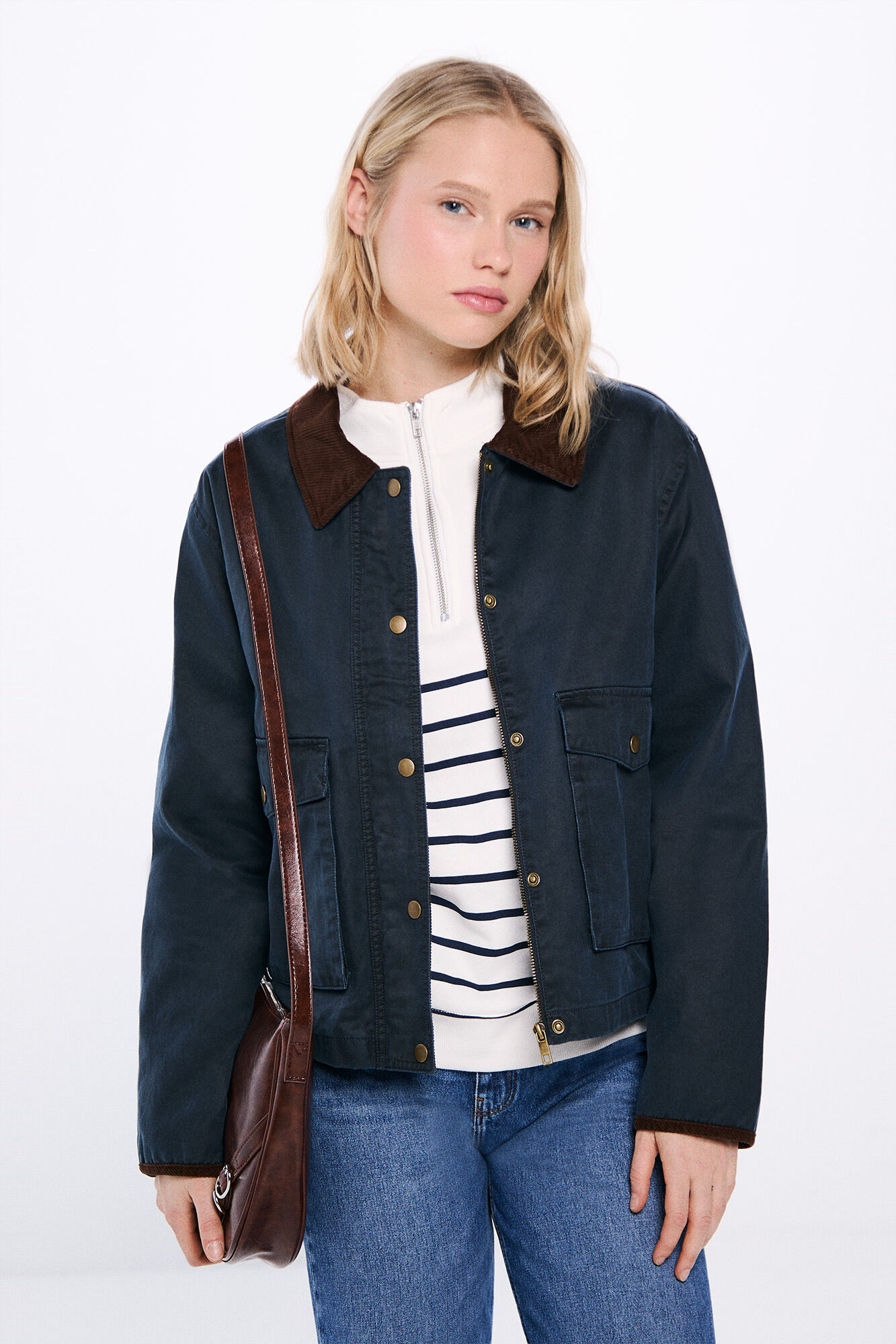 Springfield Parka corta encerada