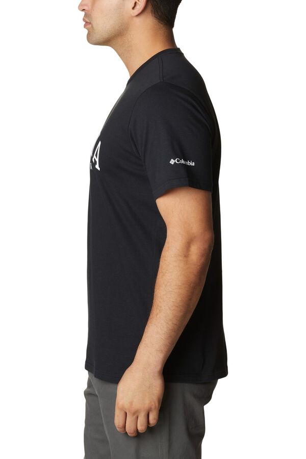 Springfield T-shirt estampada de manga curta Columbia Rockaway River™ para homem preto