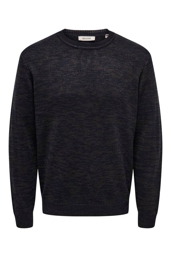Only & Sons Camisola de gola redonda preto