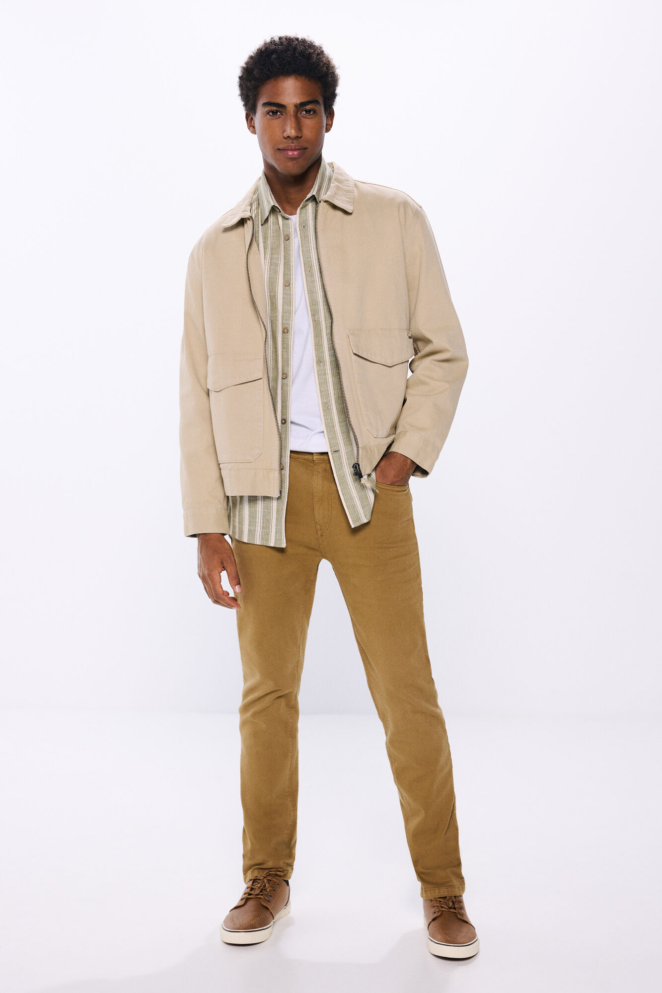 Springfield Pantal&oacute;n color slim fit