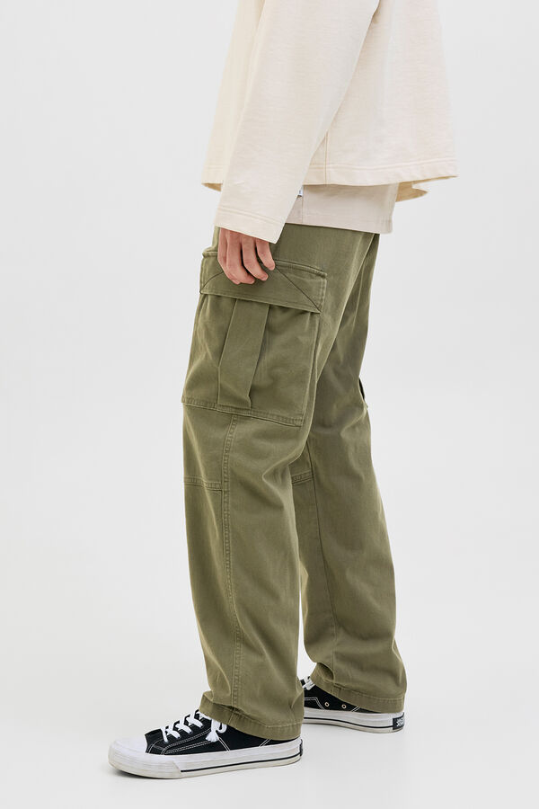 Jack & Jones Pantal&oacute;n cargo relaxed fit verde
