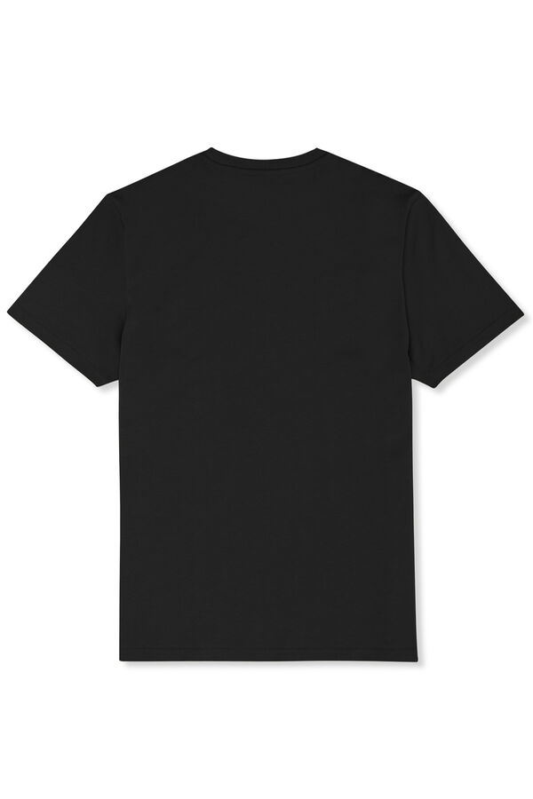 Fila T-shirt b&aacute;sica de manga curta preto