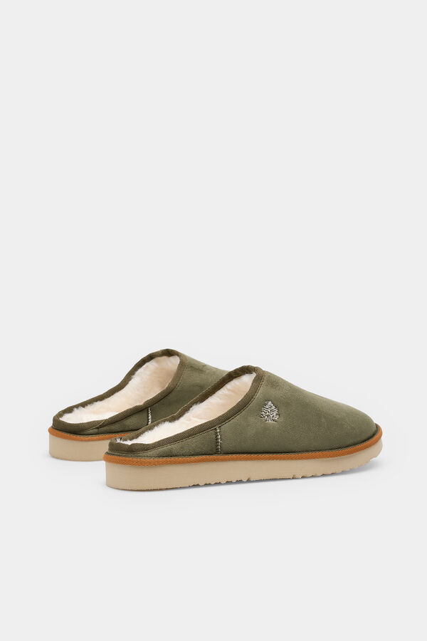 Springfield Chinelo de fita bicolor verde