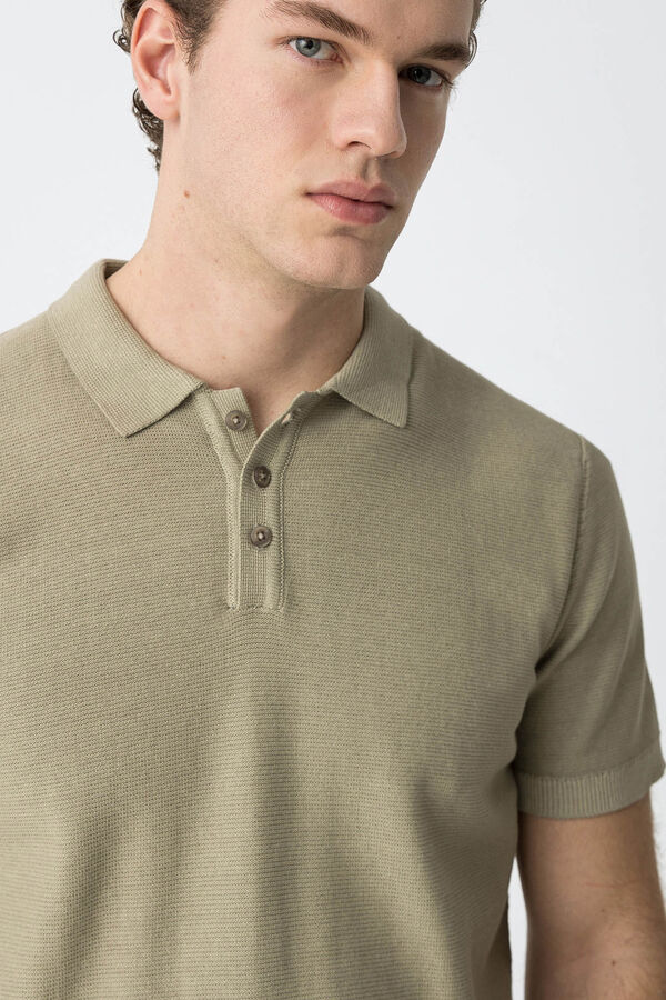 Tiffosi Polo básico bege