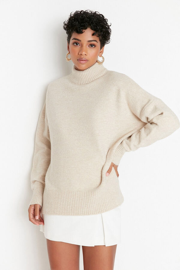 Trendyol Camisola de malha cinzento