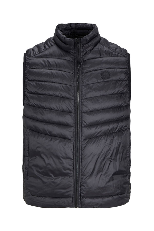 Jack & Jones PLUS Chaleco acolchado Plus negro