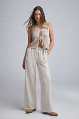 Springfield malha de Colete com la&ccedil;os castanho