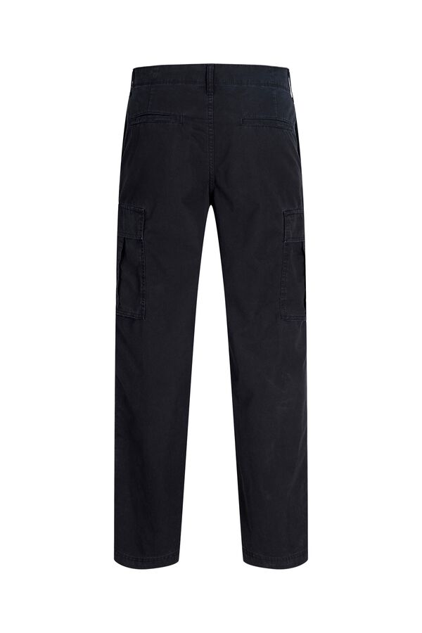 JJ REBEL Pantal&oacute;n cargo 100% algod&oacute;n negro