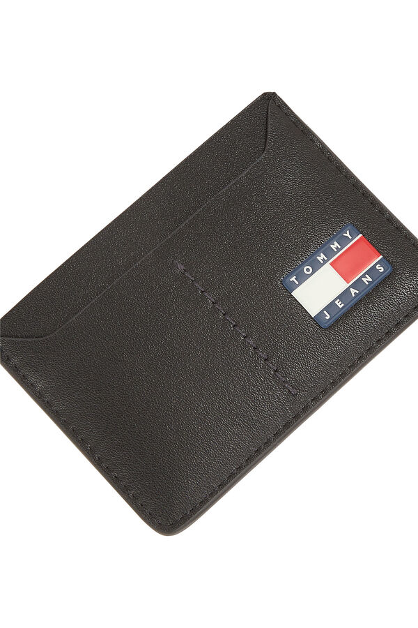 Tommy Jeans Tarjetero de hombre en color negro de Tommy Jeans. negro