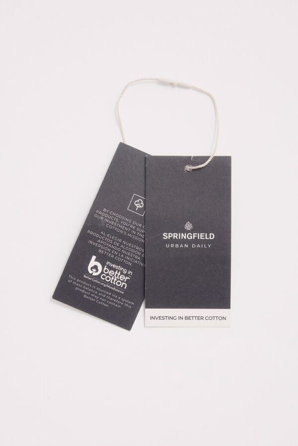 Springfield Camisa vestir estructura nude