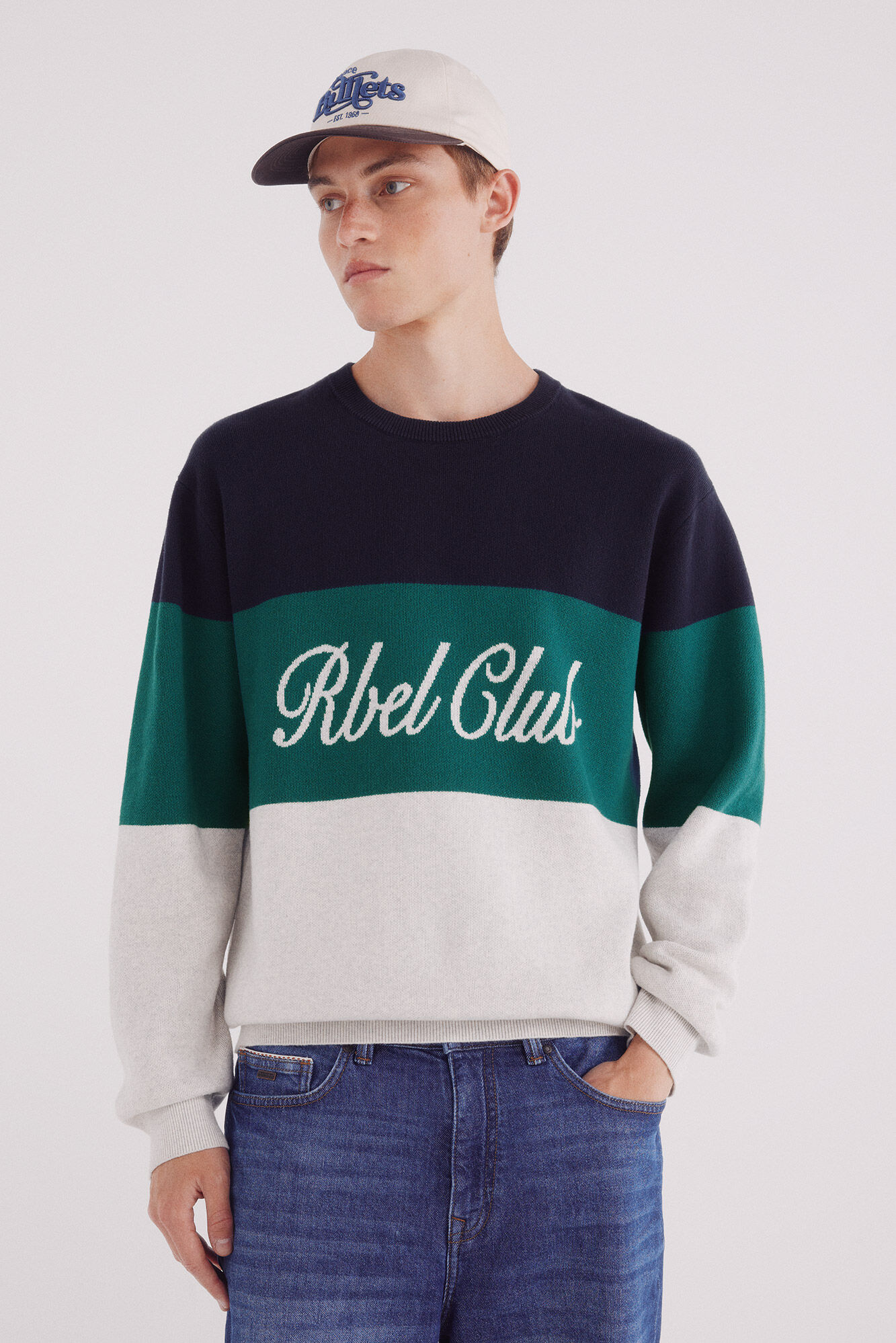 Springfield Jersey bloque color texto