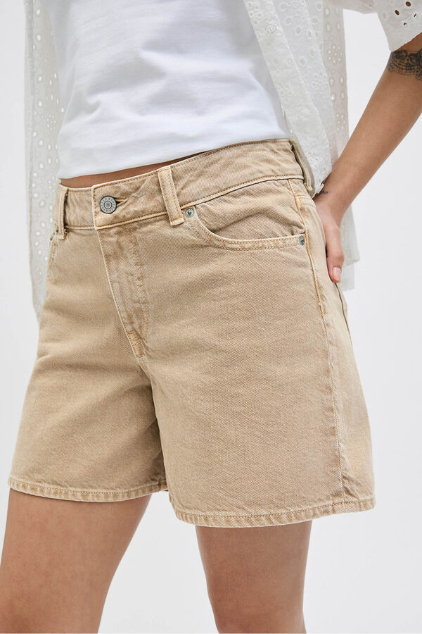 Jack & Jones Shorts denim com caimento relaxado bege