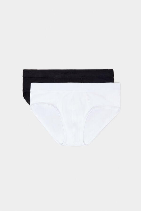 Springfield Pack 2 cuecas b&aacute;sicas algod&atilde;o branco