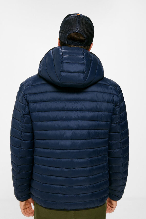 Springfield Casaco acolchoado capuz azul