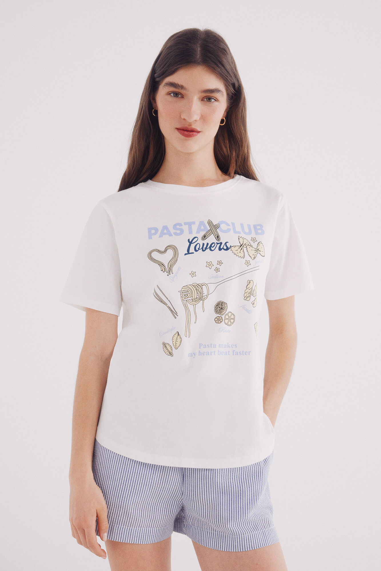 Springfield Camiseta "Pizza club"