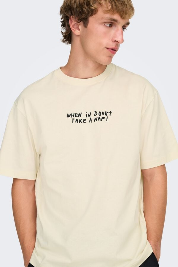 Only & Sons T-shirt de manga curta branco