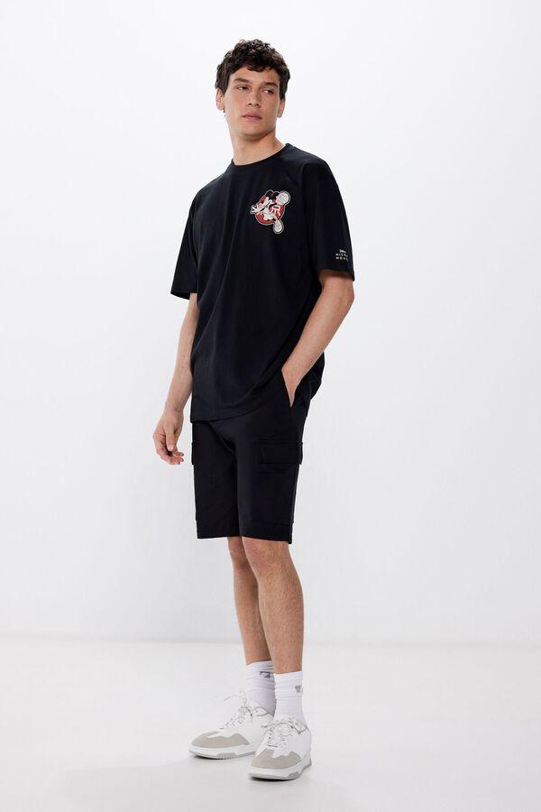 Springfield Camiseta Mickey negro