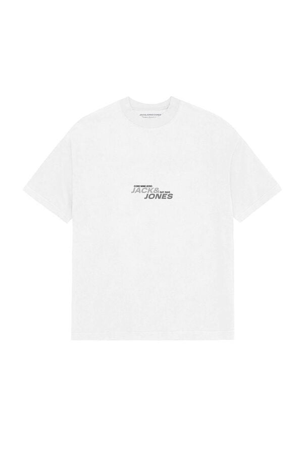 Jack & Jones PLUS Camiseta regular fit blanco