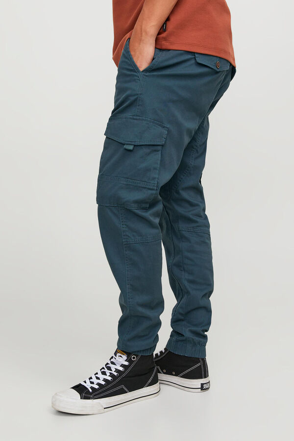 Jack & Jones Pantal&oacute;n cargo azul