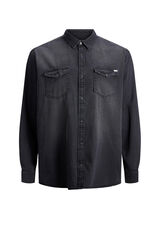 Jack & Jones PLUS Camisa vaquera loose fit PLUS negro
