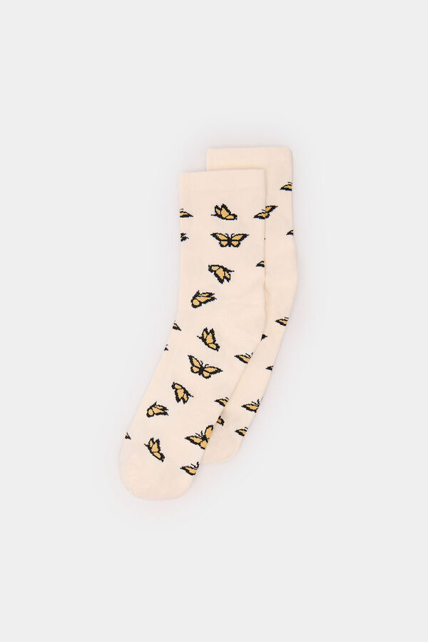 Springfield Calcet&iacute;n largo mariposas nude