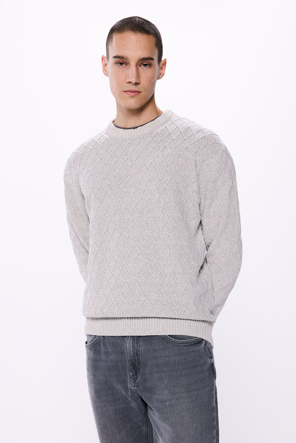 Springfield Jersey estructura rombo gris