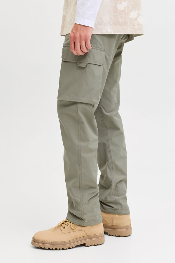 Jack & Jones Pantal&oacute;n cargo relaxed fit kaki