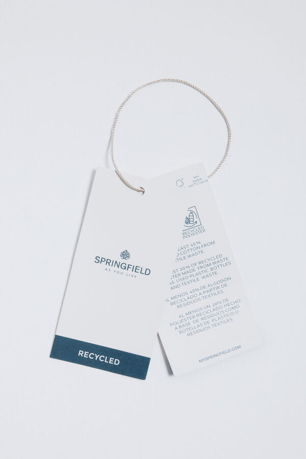 Springfield Jersey liso fantas&iacute;a torzal naranja