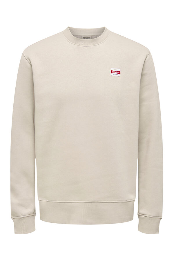 Only & Sons Sweatshirt gola redonda cinzento