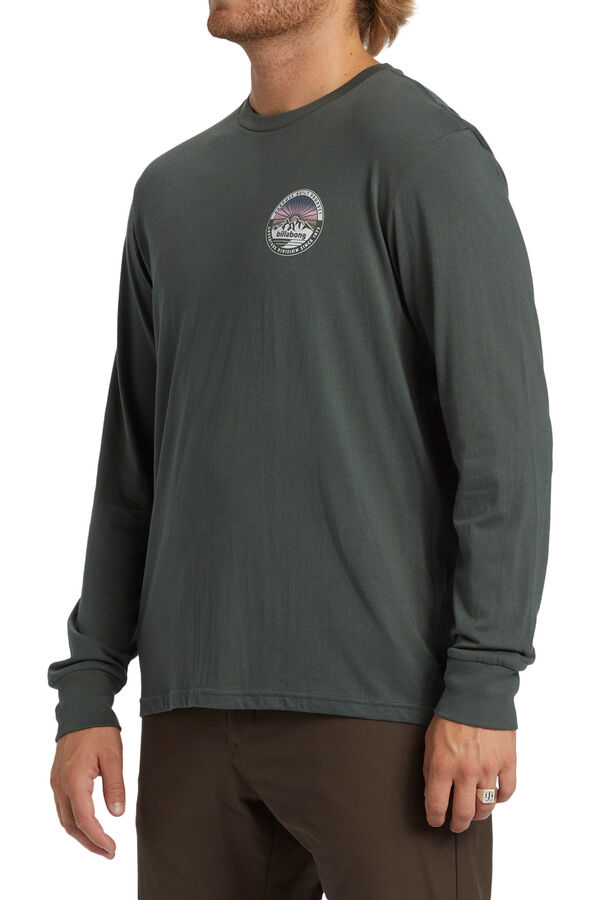 Billabong Camiseta de manga larga para Hombre negro