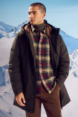 Springfield Parka acolchoada t&eacute;rmica bege
