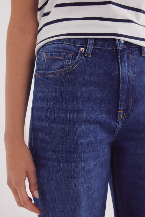 Springfield Jeans culotte azul