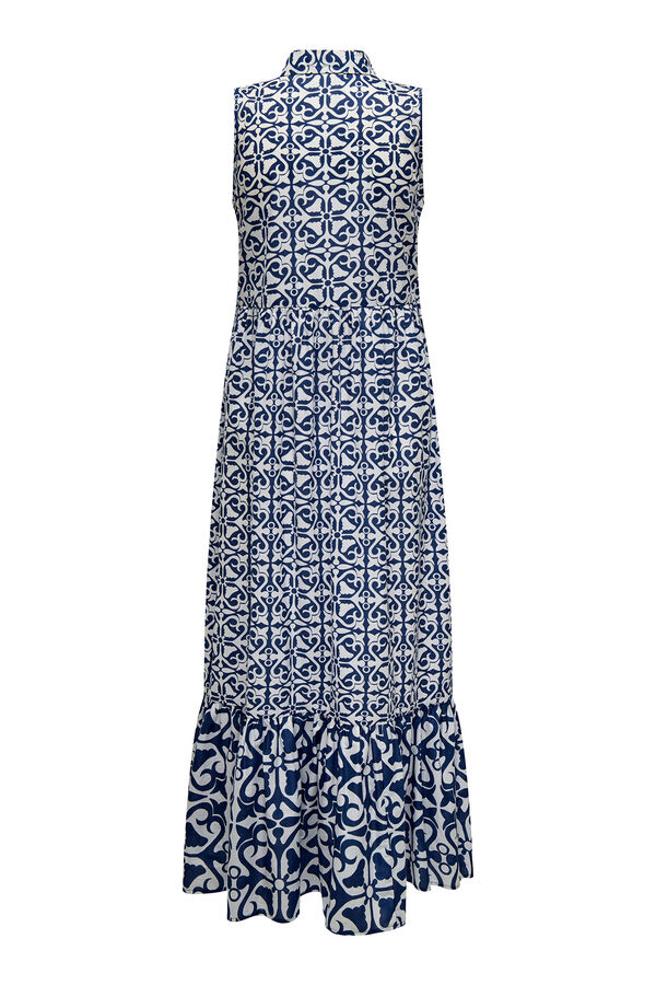 JDY Vestido largo sin mangas azul